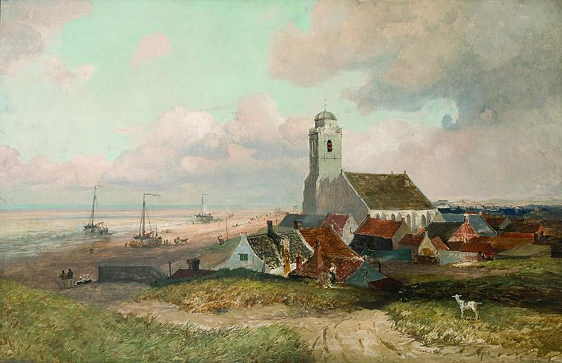 Emil Neumann Blick auf Katwijk oil painting picture